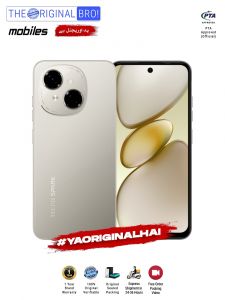 Tecno Spark Go 1 - 4GB RAM - 128GB Storage - PTA Approved - 12 Months Warranty - Gold - The Original Bro Mobiles - TOB51